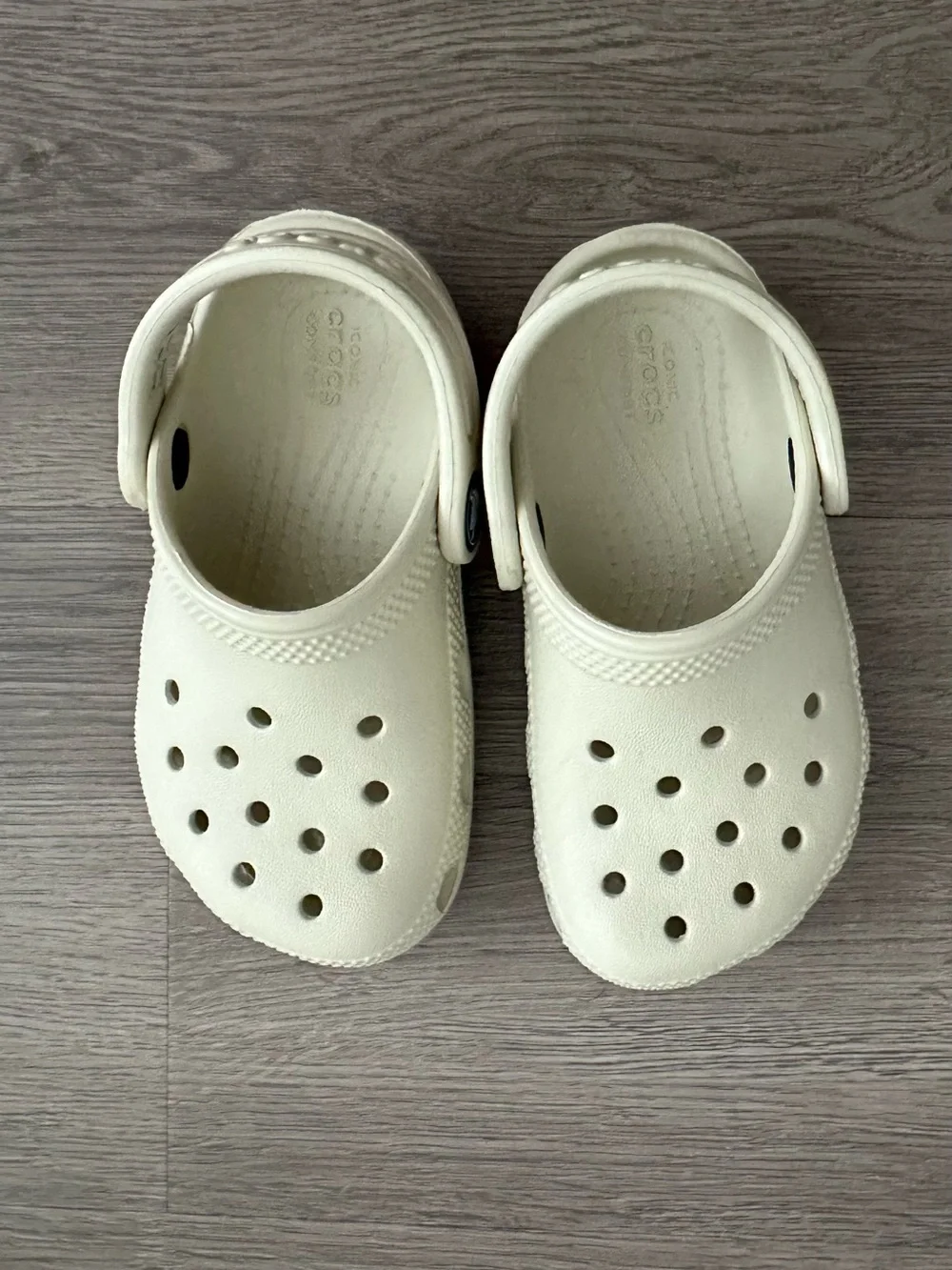 CROCS Kids Classic Clogs - Cream